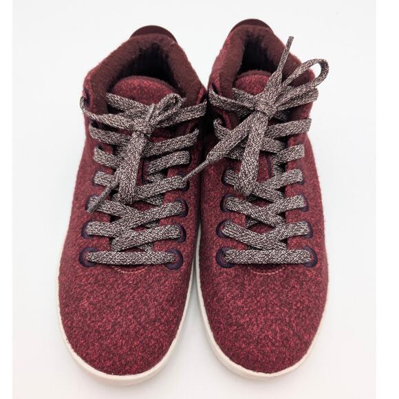 Allbirds Wool Runner-Up Mizzles Fluff Sneakers Boots Women's Red Size US6 EU36 - Picture 2 of 11